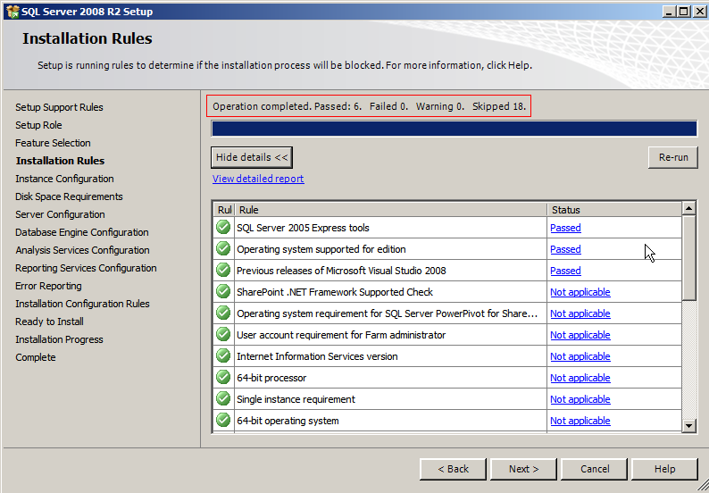 Plataforma de SQL en Espejo con testigo