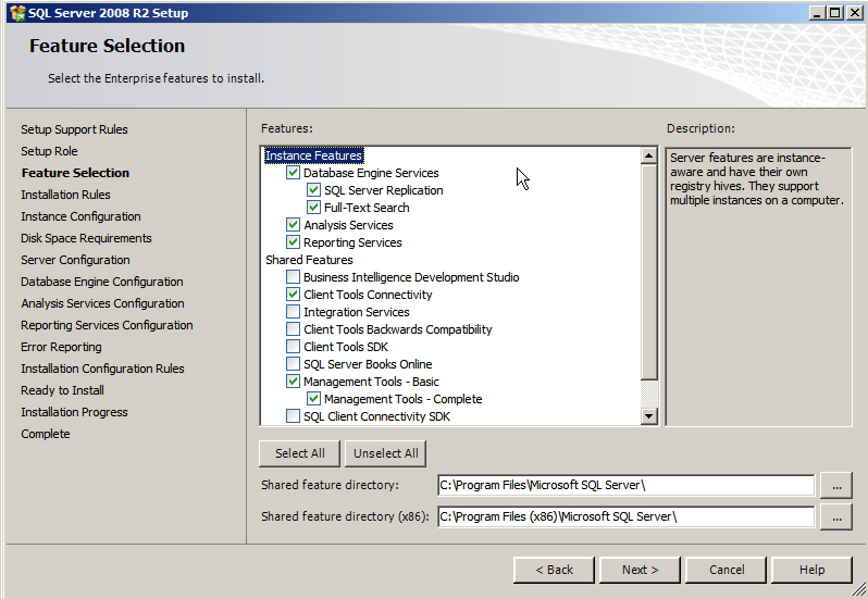 Plataforma de SQL en Espejo con testigo